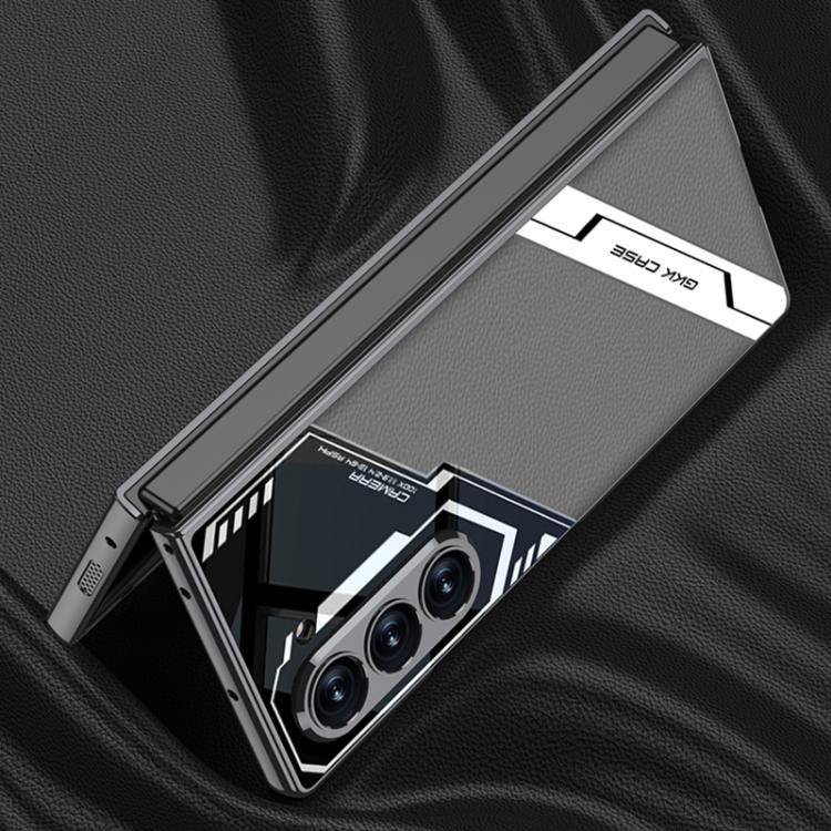 For Samsung Galaxy Z Fold6 GKK Integrated Esports Leather Shockproof Phone Case(Titanium Grey) - Galaxy Z Fold6 5G Cases by GKK | Online Shopping UK | buy2fix