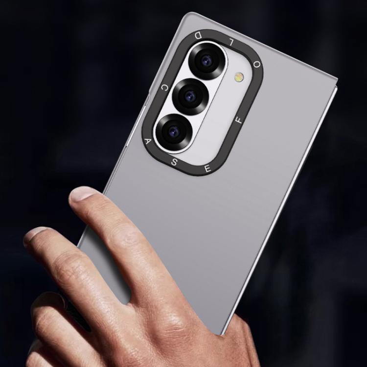 For Samsung Galaxy Z Fold6 GKK Integrated Simple Trendy Shockproof Phone Case(Silver) - Galaxy Z Fold6 5G Cases by GKK | Online Shopping UK | buy2fix