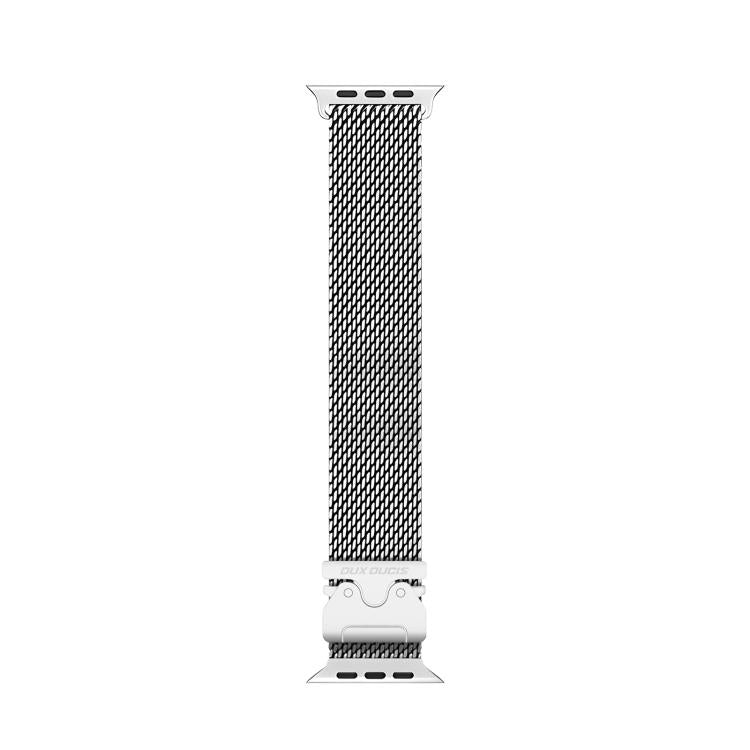 For Apple Watch 42mm / 41mm / 40mm / 38mm DUX DUCIS Milanese Air Series Stainless Steel Magnetic Watch Strap(Silver) - Watch Bands by DUX DUCIS | Online Shopping UK | buy2fix