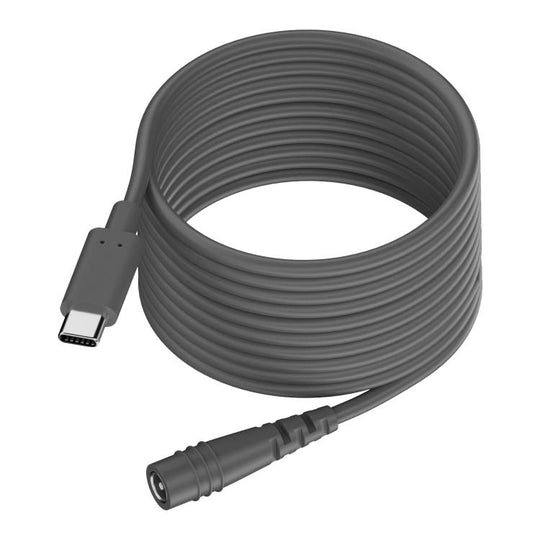 Type-C to DC 5.5x2.1mm 100W Computer Charging Adapter, Length:5m