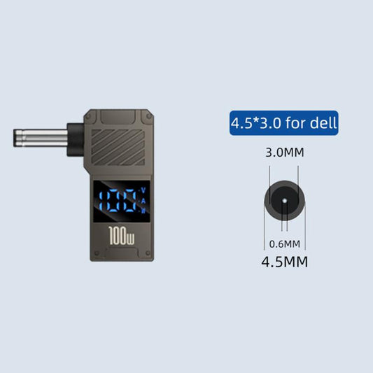 For Dell 100W Computer Charging Digital Display Adapter(Type-C to DC4.5x3.0mm) - For Dell by buy2fix | Online Shopping UK | buy2fix