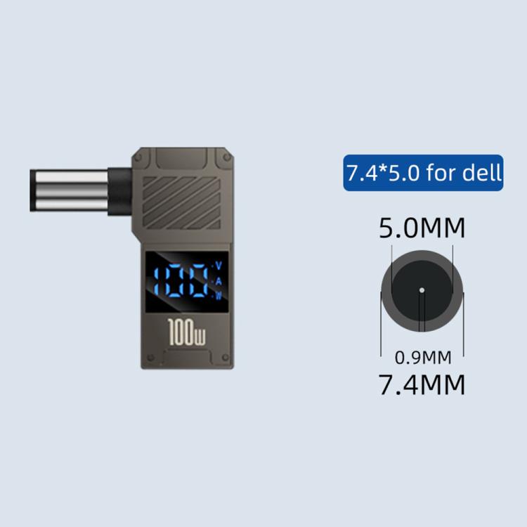 For Dell 100W Computer Charging Digital Display Adapter(Type-C to DC7.4x5.0mm) - For Dell by buy2fix | Online Shopping UK | buy2fix