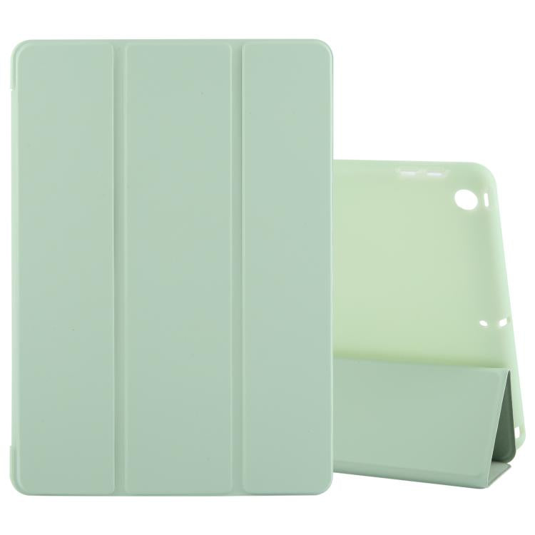For iPad 10.2 2021 / 2020 / 2019 GEBEI 3-folding Holder Shockproof Flip Leather Tablet Case(Green) - iPad 10.2 Cases by GEBEI | Online Shopping UK | buy2fix