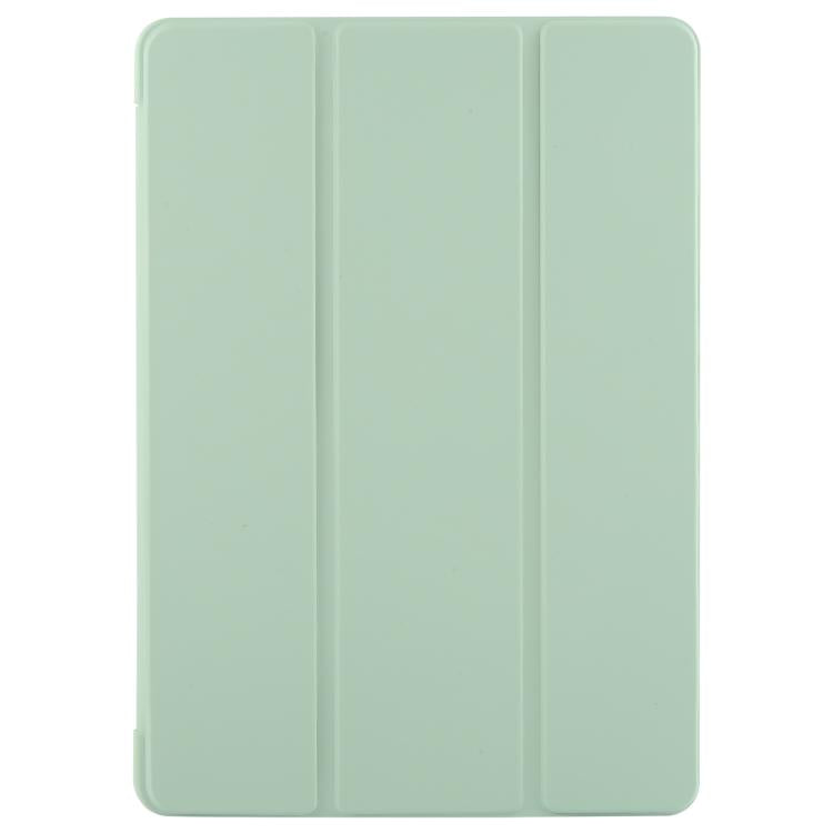 For iPad 10.2 2021 / 2020 / 2019 GEBEI 3-folding Holder Shockproof Flip Leather Tablet Case(Green) - iPad 10.2 Cases by GEBEI | Online Shopping UK | buy2fix