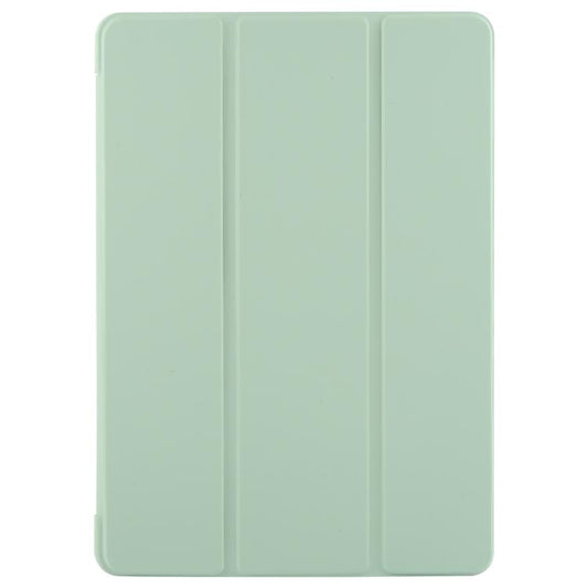For iPad 10.2 2021 / 2020 / 2019 GEBEI 3-folding Holder Shockproof Flip Leather Tablet Case(Green) - iPad 10.2 Cases by GEBEI | Online Shopping UK | buy2fix