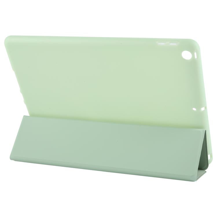 For iPad 10.2 2021 / 2020 / 2019 GEBEI 3-folding Holder Shockproof Flip Leather Tablet Case(Green) - iPad 10.2 Cases by GEBEI | Online Shopping UK | buy2fix