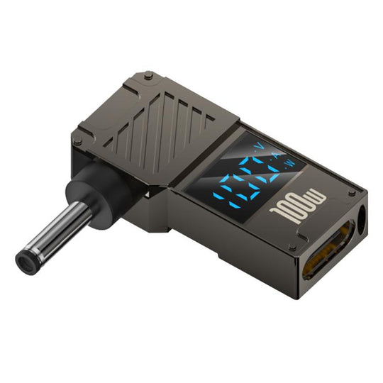 100W Computer Charging Digital Display Adapter, Specification:Type-C to DC3.5x1.35mm