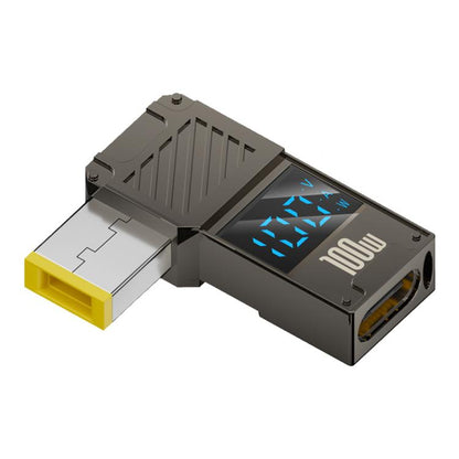 100W Computer Charging Digital Display Adapter, Specification:Type-C to Lenovo Square Port - For Lenovo by buy2fix | Online Shopping UK | buy2fix