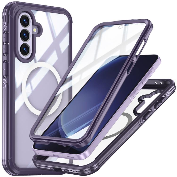 For Samsung Galaxy A36 / A56 RedPepper Tempered Glass MagSafe Phone Case(Purple) - Galaxy Phone Cases by RedPepper | Online Shopping UK | buy2fix