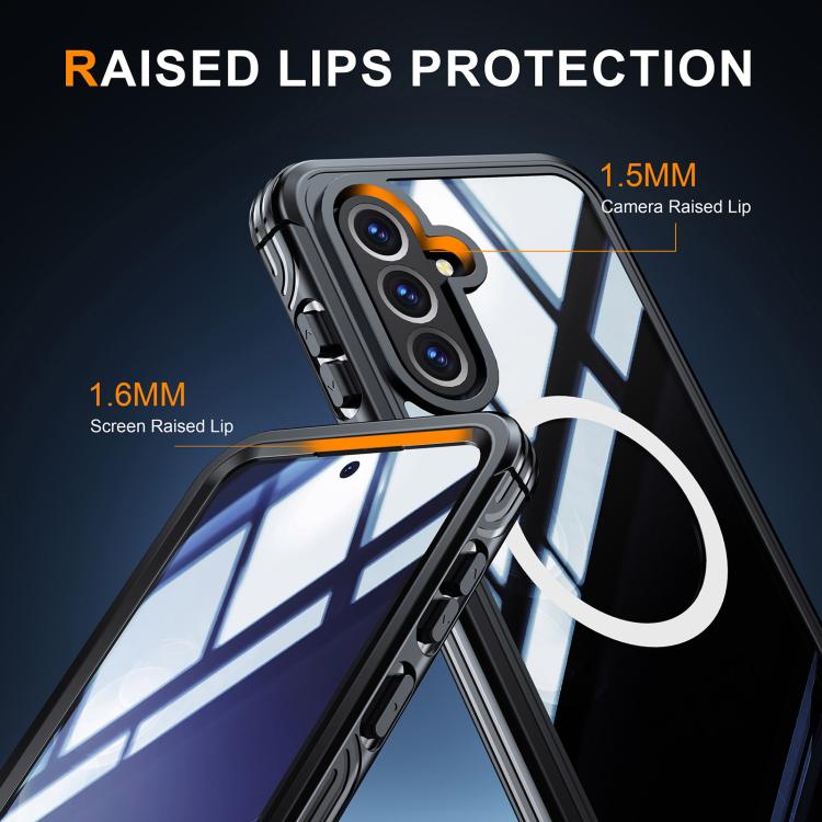 For Samsung Galaxy A36 / A56 RedPepper Tempered Glass MagSafe Phone Case(Purple) - Galaxy Phone Cases by RedPepper | Online Shopping UK | buy2fix