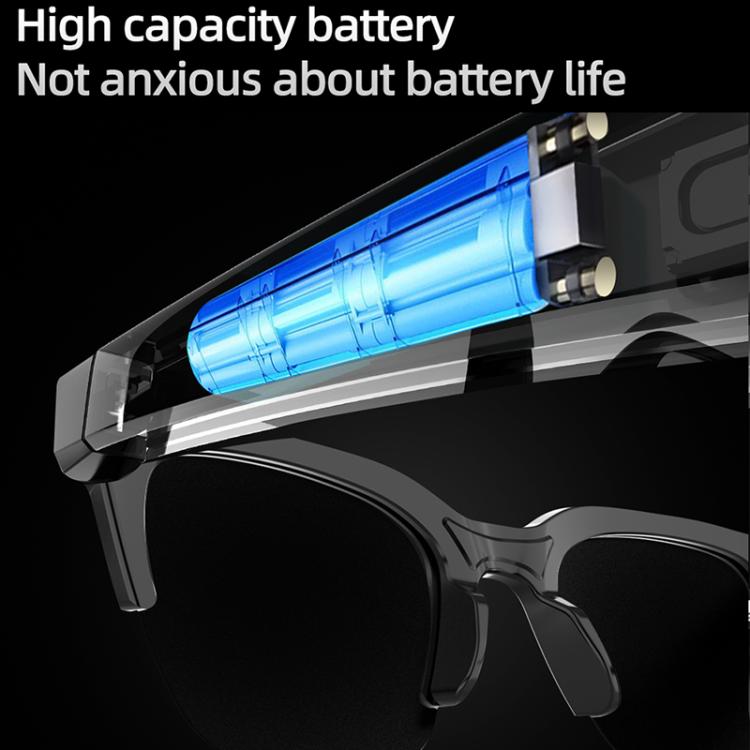 E60 ENC Noise Reduction Smart Audio Bluetooth Glasses(Black) - Smart Glasses by buy2fix | Online Shopping UK | buy2fix