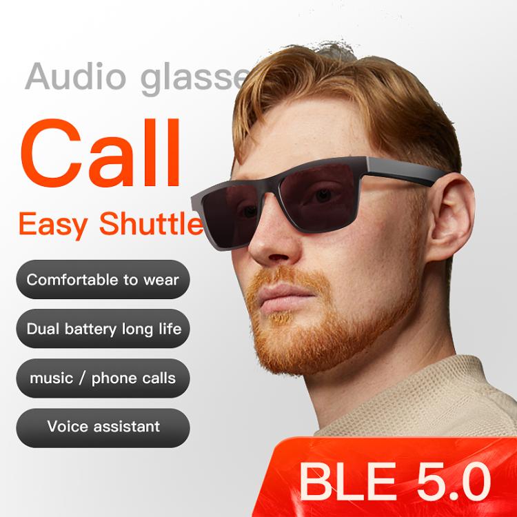 E10 Smart Audio Bluetooth Glasses, Style: Touch Style(Black) - Smart Glasses by buy2fix | Online Shopping UK | buy2fix