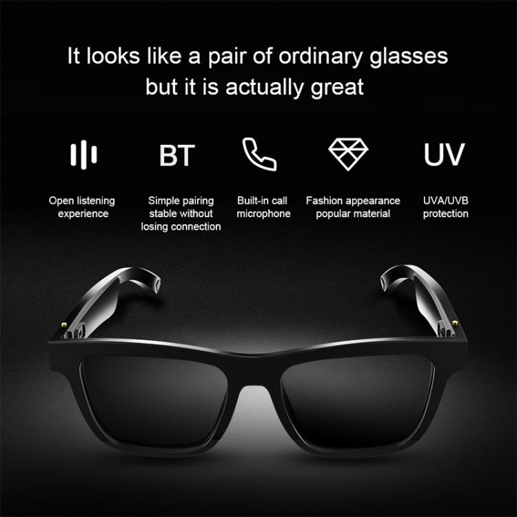 E10 Smart Audio Bluetooth Glasses, Style: Touch Style(Transparent) - Smart Glasses by buy2fix | Online Shopping UK | buy2fix