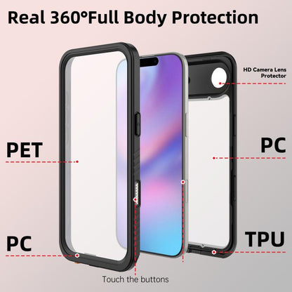 For iPhone Air RedPepper Waterproof Phone Case(Black) - iPhone Air Cases by RedPepper | Online Shopping UK | buy2fix