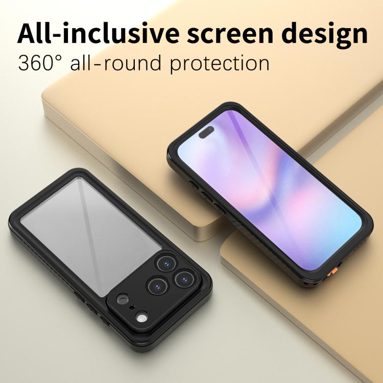 For iPhone 17 Pro RedPepper Waterproof Phone Case(Black) - iPhone 17 Pro Cases by RedPepper | Online Shopping UK | buy2fix