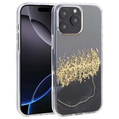 For iPhone 16 Pro Max DFANS DESIGN Dual Color Starlight Shining TPU Hybrid PC Phone Case(Black) - iPhone 16 Pro Max Cases by DFANS DESIGN | Online Shopping UK | buy2fix