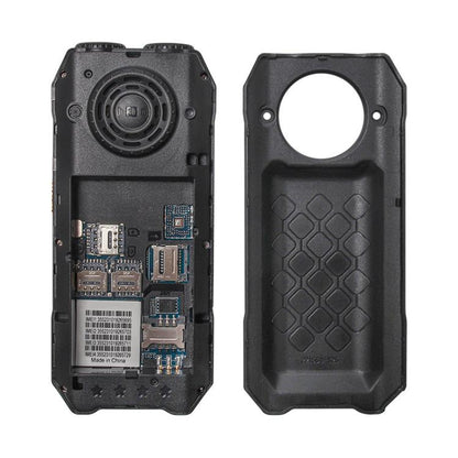UNIWA M6000 Big Speaker Keypad Phone, 2.4 inch, Dual Flashlights, 21 Keys, SOS, FM, 4 SIM, GSM, Plug:AU Plug(Black) - Others by UNIWA | Online Shopping UK | buy2fix