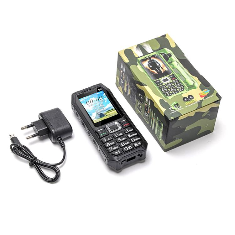 UNIWA M6000 Big Speaker Keypad Phone, 2.4 inch, Dual Flashlights, 21 Keys, SOS, FM, 4 SIM, GSM, Plug:UK Plug(Black) - Others by UNIWA | Online Shopping UK | buy2fix
