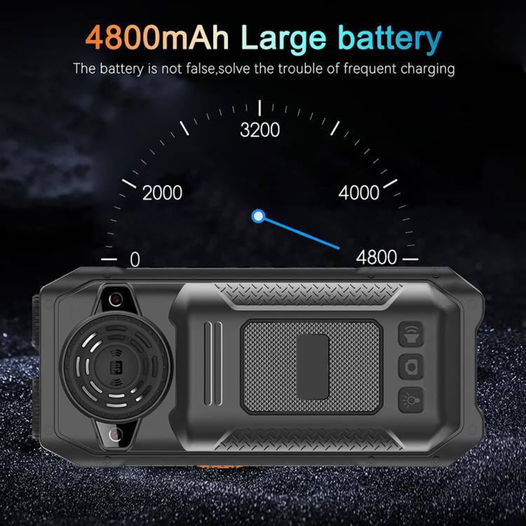 UNIWA M6000 Big Speaker Keypad Phone, 2.4 inch, Dual Flashlights, 21 Keys, SOS, FM, 4 SIM, GSM, Plug:UK Plug(Black) - Others by UNIWA | Online Shopping UK | buy2fix
