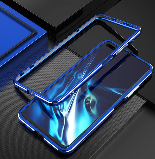 For Huawei Honor V30 Aluminum Alloy Shockproof Protective Bumper Frame(Dark Blue) - Honor Cases by buy2fix | Online Shopping UK | buy2fix