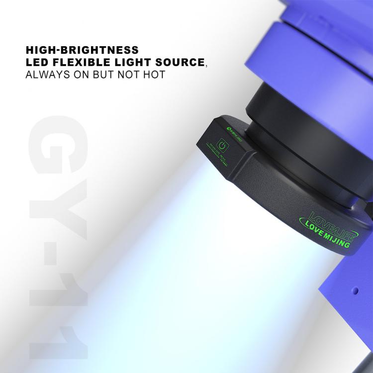 Mijing GY-11 Dust-proof and Smoke-proof Microscope Assisted Touch Ring Light Source - Microscope Magnifier Series by MIJING | Online Shopping UK | buy2fix