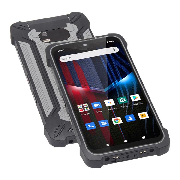 UNIWA P551 Handheld PDA Rugged Phone, 4GB+64GB, 5.5 inch Android 11 Mediatek MT6765 Helio P35 Octa Core, Network: 4G, Plug:UK Plug(Grey) - UNIWA by UNIWA | Online Shopping UK | buy2fix
