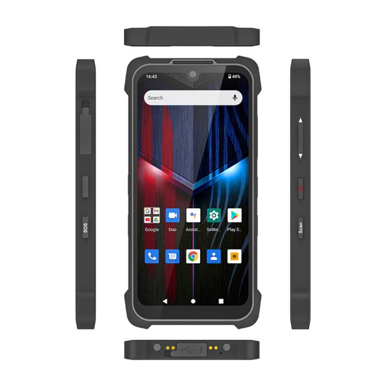 UNIWA P551 Handheld PDA Rugged Phone, 4GB+64GB, 5.5 inch Android 11 Mediatek MT6765 Helio P35 Octa Core, Network: 4G, Plug:AU Plug(Orange) - UNIWA by UNIWA | Online Shopping UK | buy2fix