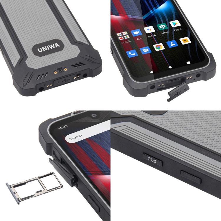 UNIWA P551 Handheld PDA Rugged Phone, 4GB+64GB, 5.5 inch Android 11 Mediatek MT6765 Helio P35 Octa Core, Network: 4G, Plug:AU Plug(Orange) - UNIWA by UNIWA | Online Shopping UK | buy2fix