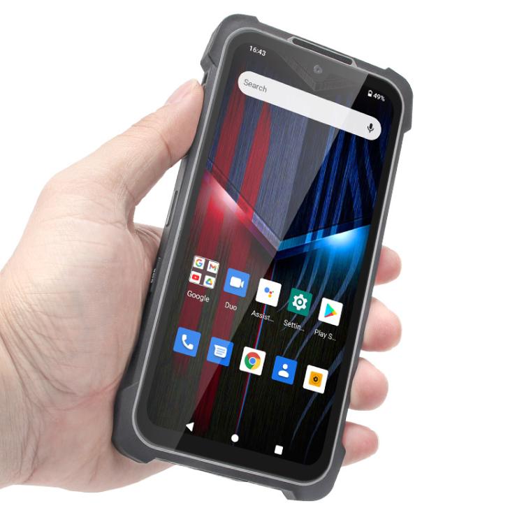 UNIWA P551 Handheld PDA Rugged Phone, 4GB+64GB, 5.5 inch Android 11 Mediatek MT6765 Helio P35 Octa Core, Network: 4G, Plug:UK Plug(Grey) - UNIWA by UNIWA | Online Shopping UK | buy2fix