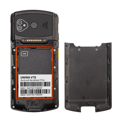 UNIWA V7S PDA Barcode Scanner Rugged Phone, 4GB+64GB, 5.7 inch Android 12 Mediatek MT6762 Octa Core, NFC, Network: 4G, Plug:EU Plug(Black) - UNIWA by UNIWA | Online Shopping UK | buy2fix