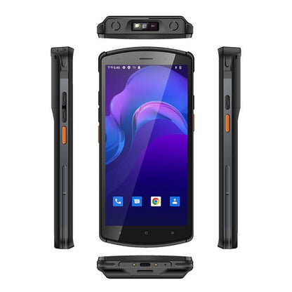 UNIWA V7S PDA Barcode Scanner Rugged Phone, 4GB+64GB, 5.7 inch Android 12 Mediatek MT6762 Octa Core, NFC, Network: 4G, Plug:UK Plug(Black) - UNIWA by UNIWA | Online Shopping UK | buy2fix