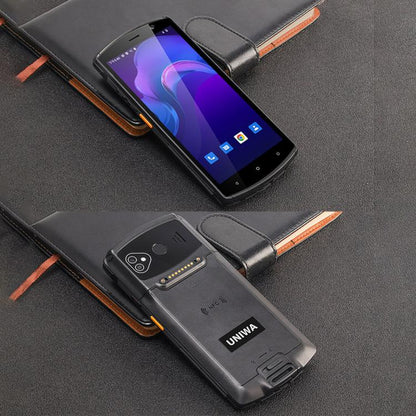 UNIWA V7S PDA Barcode Scanner Rugged Phone, 4GB+64GB, 5.7 inch Android 12 Mediatek MT6762 Octa Core, NFC, Network: 4G, Plug:UK Plug(Black) - UNIWA by UNIWA | Online Shopping UK | buy2fix