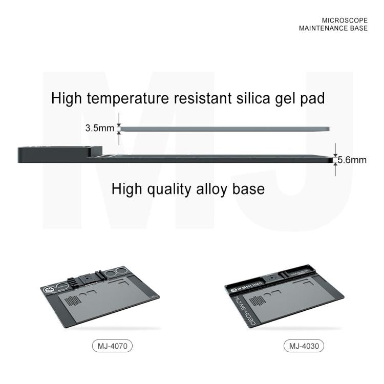 Mijing Fixed Rod Diameter 32mm Universal Microscope Aluminum Alloy Big Base, Mold:MJ-4030 - Microscope Magnifier Series by MIJING | Online Shopping UK | buy2fix