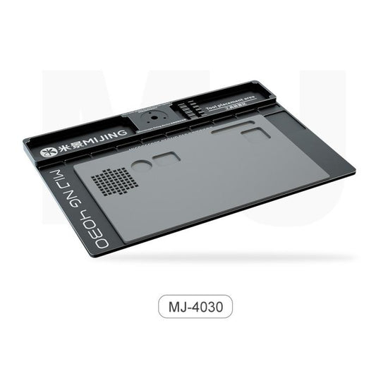 Mijing Fixed Rod Diameter 32mm Universal Microscope Aluminum Alloy Big Base, Mold:MJ-4070 - Microscope Magnifier Series by MIJING | Online Shopping UK | buy2fix