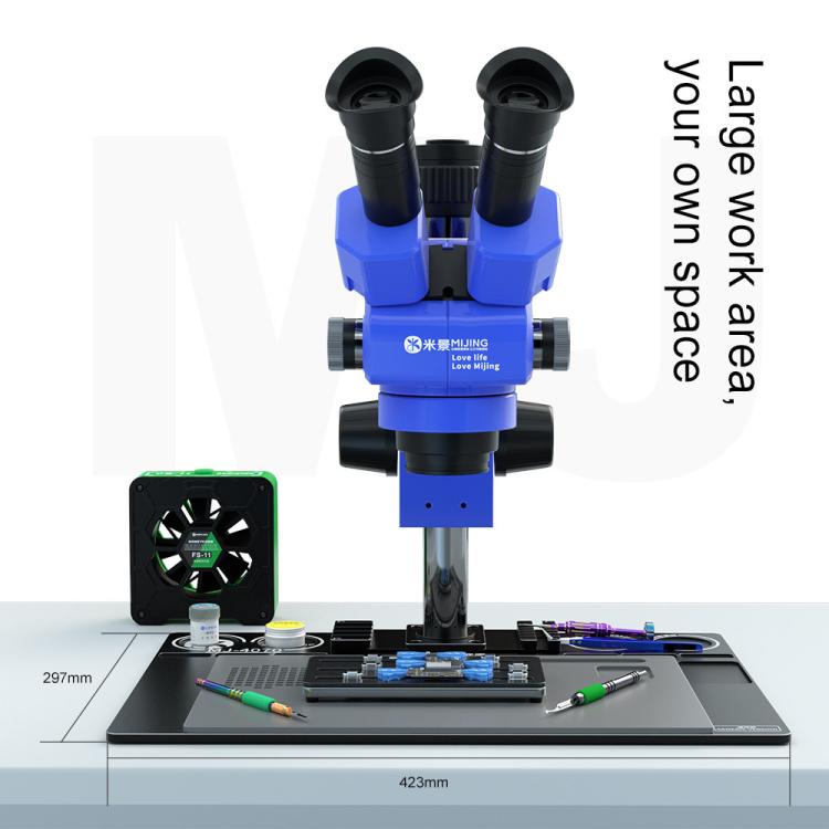 Mijing Fixed Rod Diameter 32mm Universal Microscope Aluminum Alloy Big Base, Mold:MJ-4070 - Microscope Magnifier Series by MIJING | Online Shopping UK | buy2fix