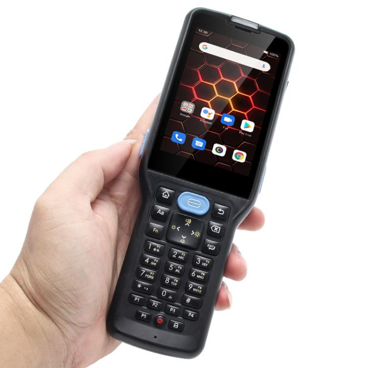UNIWA V350 Handheld Rugged 2D Barcode Scanner, 4GB+64GB, 3.5 inch Android 12 Mediatek MT6761 Quad Core, T9 Keyboard, NFC, Network: 4G, Plug:EU Plug(Black) - UNIWA by UNIWA | Online Shopping UK | buy2fix