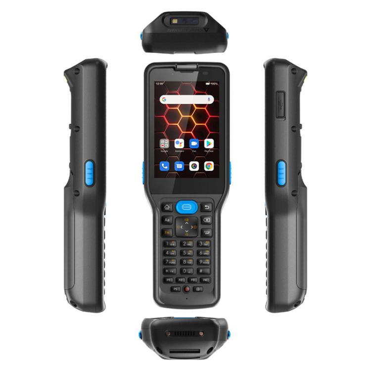 UNIWA V350 Handheld Rugged 2D Barcode Scanner, 4GB+64GB, 3.5 inch Android 12 Mediatek MT6761 Quad Core, T9 Keyboard, NFC, Network: 4G, Plug:US Plug(Black) - UNIWA by UNIWA | Online Shopping UK | buy2fix