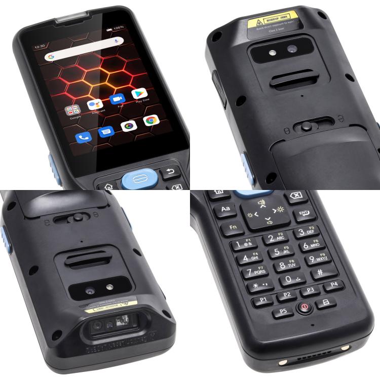 UNIWA V350 Handheld Rugged 2D Barcode Scanner, 4GB+64GB, 3.5 inch Android 12 Mediatek MT6761 Quad Core, T9 Keyboard, NFC, Network: 4G, Plug:US Plug(Black) - UNIWA by UNIWA | Online Shopping UK | buy2fix