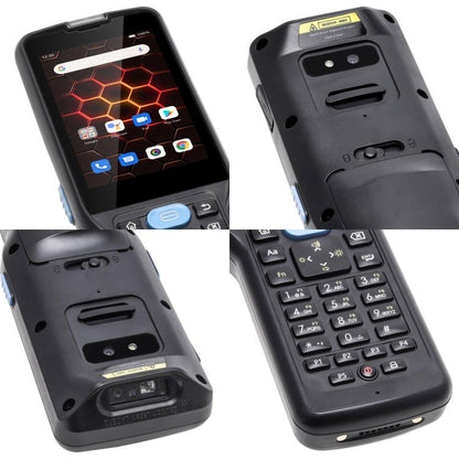 UNIWA V350 Handheld Rugged 2D Barcode Scanner, 4GB+64GB, 3.5 inch Android 12 Mediatek MT6761 Quad Core, T9 Keyboard, NFC, Network: 4G, Plug:EU Plug(Black) - UNIWA by UNIWA | Online Shopping UK | buy2fix