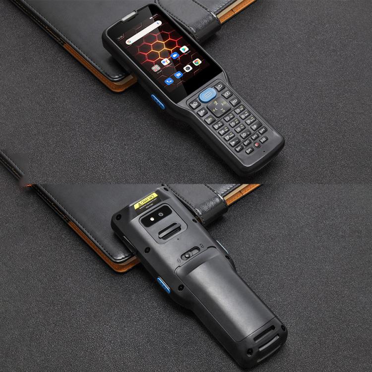 UNIWA V350 Handheld Rugged 2D Barcode Scanner, 4GB+64GB, 3.5 inch Android 12 Mediatek MT6761 Quad Core, T9 Keyboard, NFC, Network: 4G, Plug:EU Plug(Black) - UNIWA by UNIWA | Online Shopping UK | buy2fix