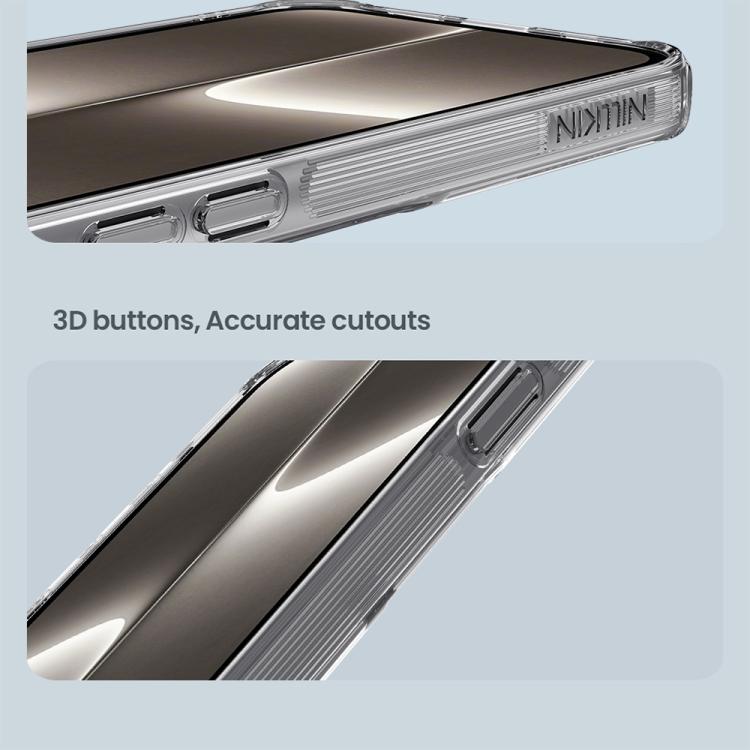 For iPhone 16e NILLKIN Ultra Clear PC + TPU Phone Case(Transparent) - iPhone 16e Cases by NILLKIN | Online Shopping UK | buy2fix