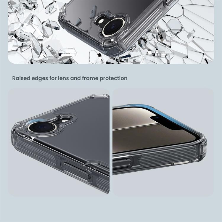 For iPhone 16e NILLKIN Ultra Clear PC + TPU Phone Case(Transparent) - iPhone 16e Cases by NILLKIN | Online Shopping UK | buy2fix