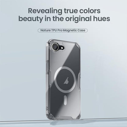 For iPhone 16e NILLKIN Ultra Clear Magnetic PC + TPU Phone Case(Transparent) - iPhone 16e Cases by NILLKIN | Online Shopping UK | buy2fix