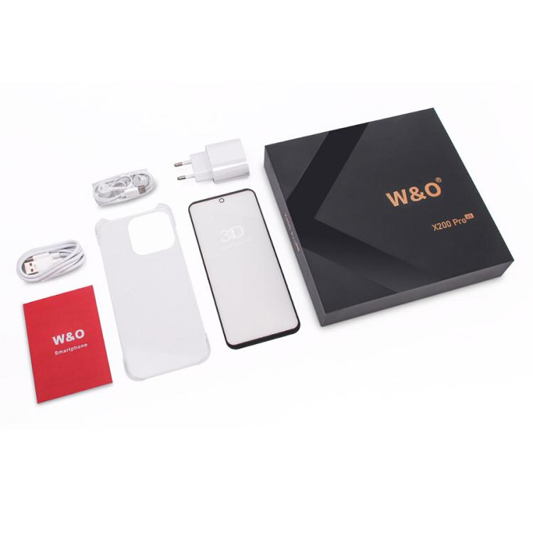 W&O X200 Pro, 4GB+128GB, 6.8 inch Android 10 Mediatek MT6765 Helio P35 Octa Core, Network: 4G, Plug:AU Plug(Blue) - UNIWA by buy2fix | Online Shopping UK | buy2fix