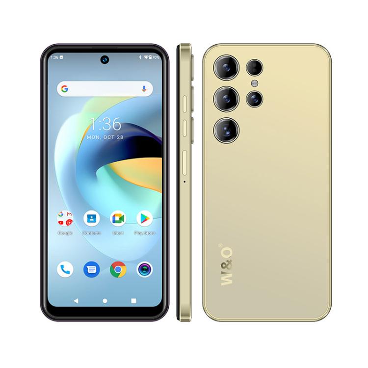 W&O X500 Pro, 4GB+128GB, 6.8 inch Android 10 Mediatek MT6765 Helio P35 Octa Core, Network: 4G, Plug:UK Plug(Gold) - UNIWA by buy2fix | Online Shopping UK | buy2fix