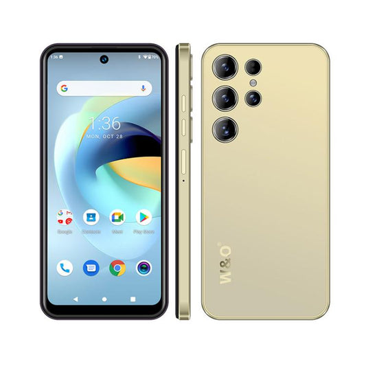 W&O X500 Pro, 4GB+128GB, 6.8 inch Android 10 Mediatek MT6765 Helio P35 Octa Core, Network: 4G, Plug:UK Plug(Gold) - UNIWA by buy2fix | Online Shopping UK | buy2fix