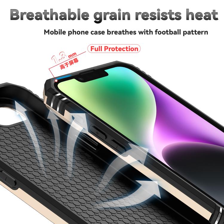 For iPhone 16e Sliding Camshield Holder Phone Case(Gold) - iPhone 16e Cases by buy2fix | Online Shopping UK | buy2fix