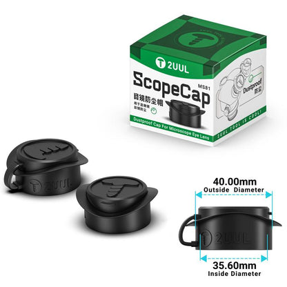 2uul MS81 ScopeCap Dustproof Cap - Microscope Magnifier Series by 2UUL | Online Shopping UK | buy2fix