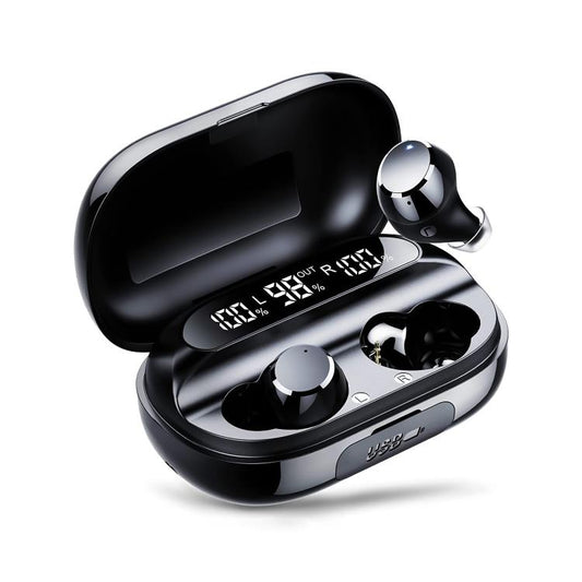 S20 Noise Reduction Touch Wireless Bluetooth Earphone(Black) - Bluetooth Earphone by buy2fix | Online Shopping UK | buy2fix