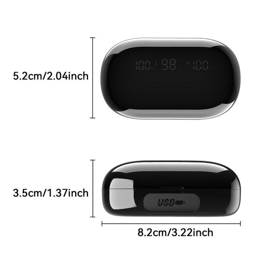 S20 Noise Reduction Touch Wireless Bluetooth Earphone(Black) - Bluetooth Earphone by buy2fix | Online Shopping UK | buy2fix